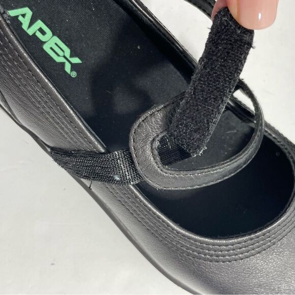 Apex Women's Dress Shoe‎ Petals Janice Mary Jane Black Size 7 X-Wide - Picture 6 of 7